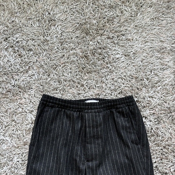 Ami Alexandre Mattiussi Pants Trousers Wool - Polyamide Striped - Picture 3 of 8